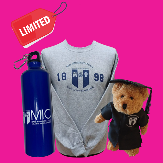 MIC Graduation Bear, MIC Water Bottle & MIC 1898 Crewneck